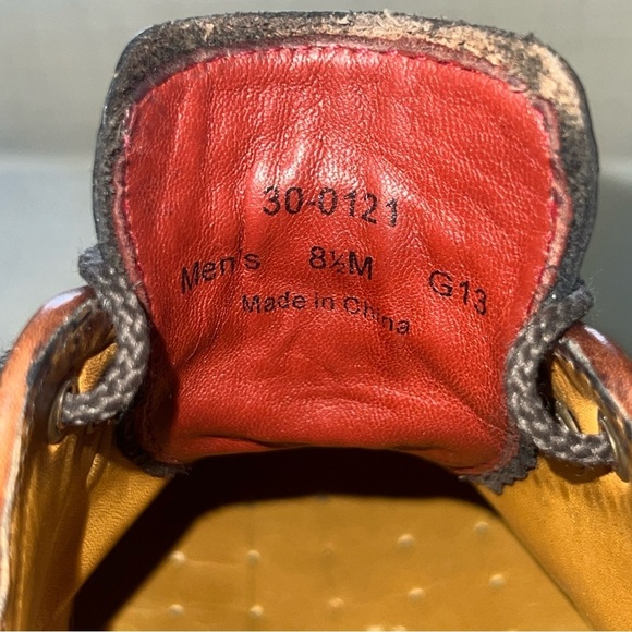 H.S. Trask Mens Leather Saddle Oxford Shoe Lace Up Two Tone 30-0121 Size 8.5M - Picture 11 of 11